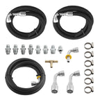 Power Steering Hose Hookup Kit with Fitting for Universal (Hydraulic)