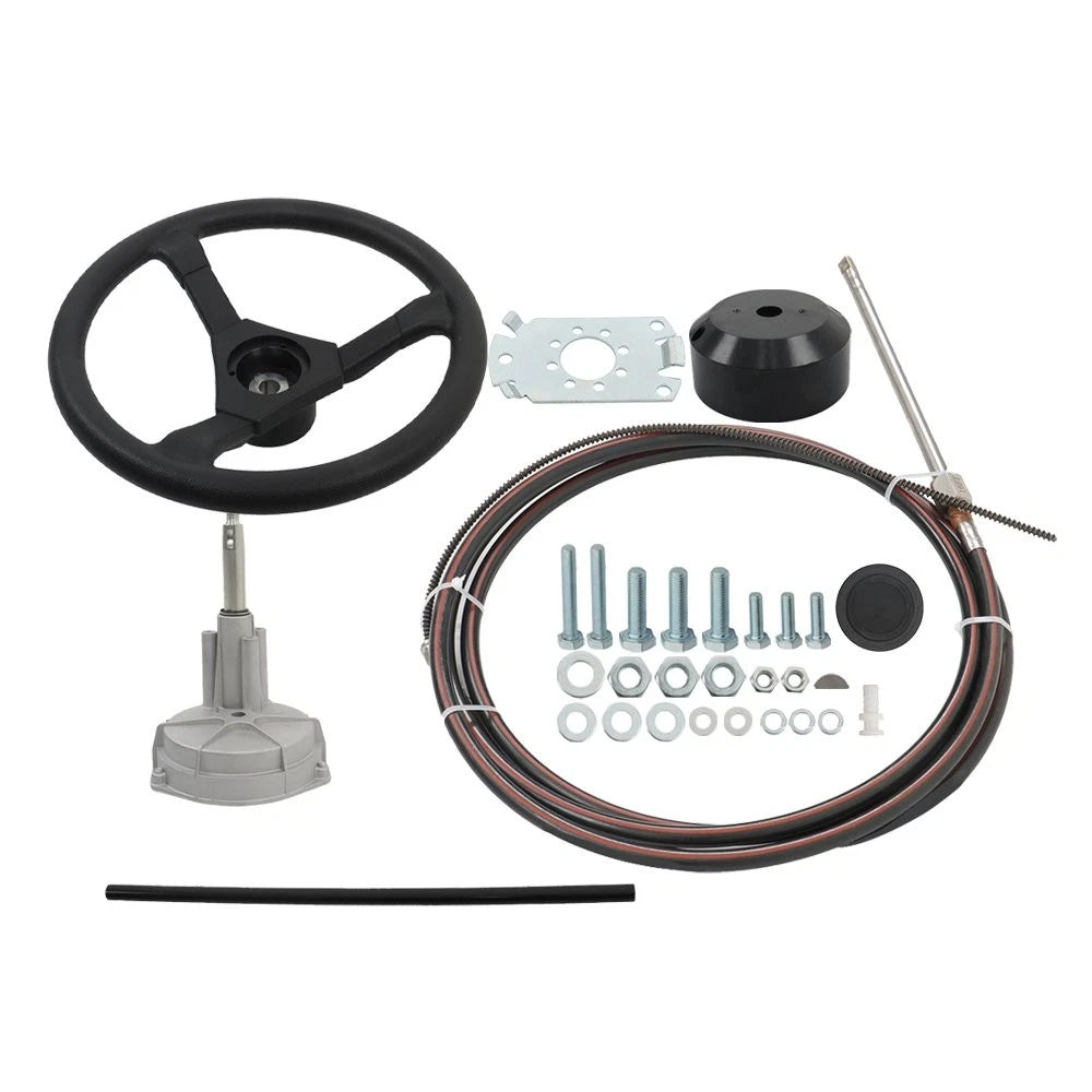 Rotary Steering System for Waterborne Vehicles 16 Feet Boat