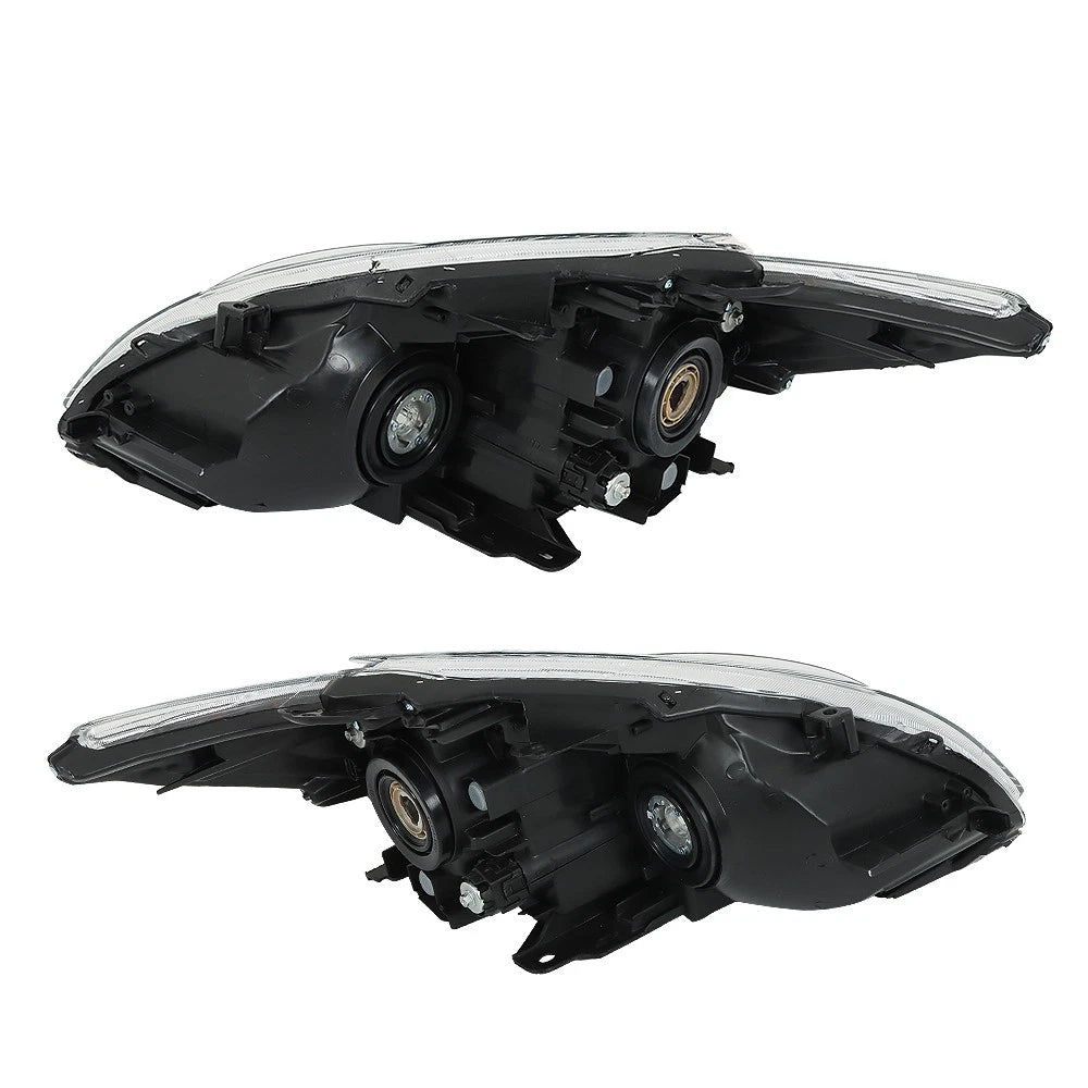 Set of 2 Headlight Replacement for Toyota Prius (2012–2015) Halogen Clear Lens