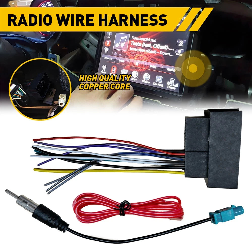 Car Stereo Radio Wiring Harness Adapter for Dodge Ram Promaster 2500 (2014–2018)
