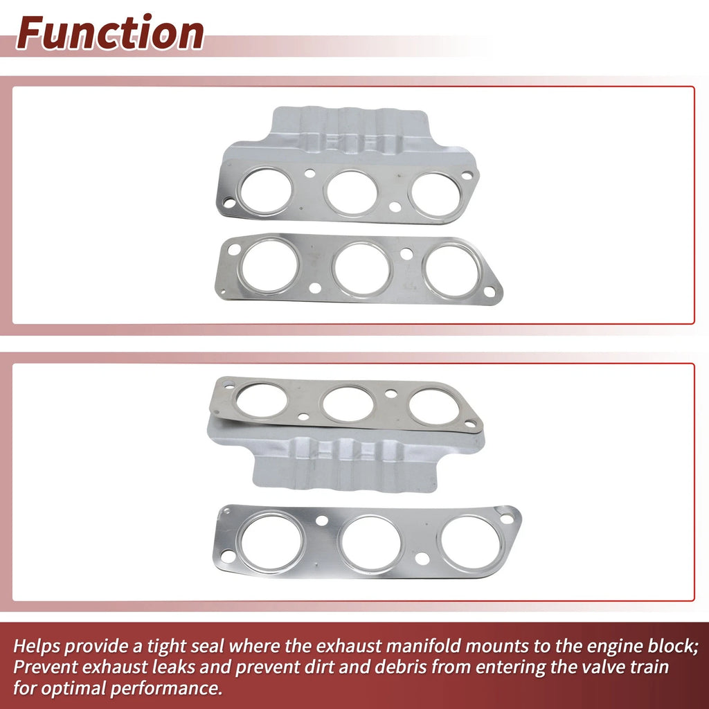 1 Pc Exhaust Manifold Header Gasket for Mitsubishi Outlander (2007–2025) No. 1555A246