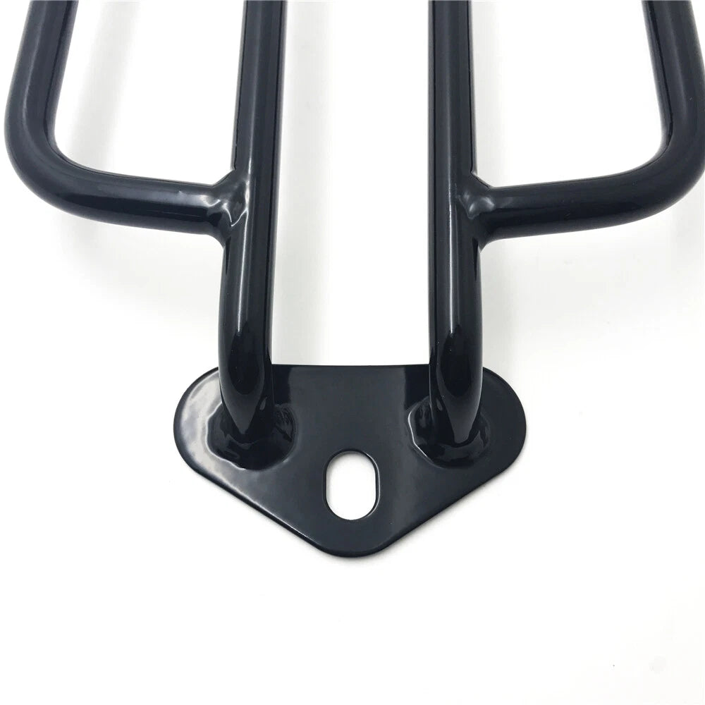 Solo Seat Luggage Rack for Harley Sportster XL883 1200 (2004–2015) Gloss Black