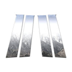 4Pc Chrome Pillar Post Covers for Nissan Juke (2011–2019)