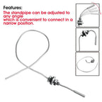 Fuel Tank Standpipe Pickup Clip Hose Tube w/Filter for Parking Heater