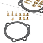 Jet Kit Main Jet Pilot Jet Gasket for Harley-Davidson CV40 Carb (1990–2006)