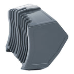 Oil Cooler Cover for Harley Touring Electra Road Glide (2014–2024) Gunship Gray
