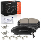 Set of 4 Front Ceramic Brake Pads for Honda Accord (1990–1993)