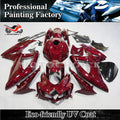 Fairing Kit for Suzuki GSXR600/750 (2008–2010) Red Forged Carbon Fiber