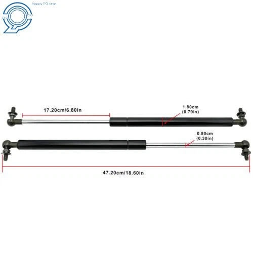 Set of 2 Front Hood Lift Supports for Toyota 4Runner Lexus GX470 (2003–2009)