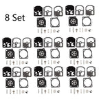 Set of 8 Carburetor Repair Kits for Homelite 330 Series (Zama RB-3)