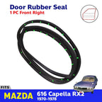 Door Rubber Seal Weatherstrip Front Right Fits Mazda 616 Capella RX2 1970-78 D09
