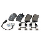 Set of 4 Hella Rear Low-Met Disc Brake Pads for Audi A6 A6 Quattro