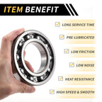Deep Groove Ball Bearing 65x120x23mm for Scooter Skateboard (1 Pcs)