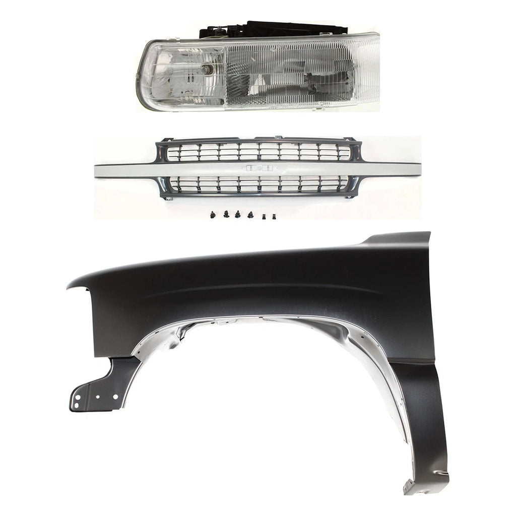 Fender and Headlight Kit for Chevrolet Silverado 1500 (1999–2002)