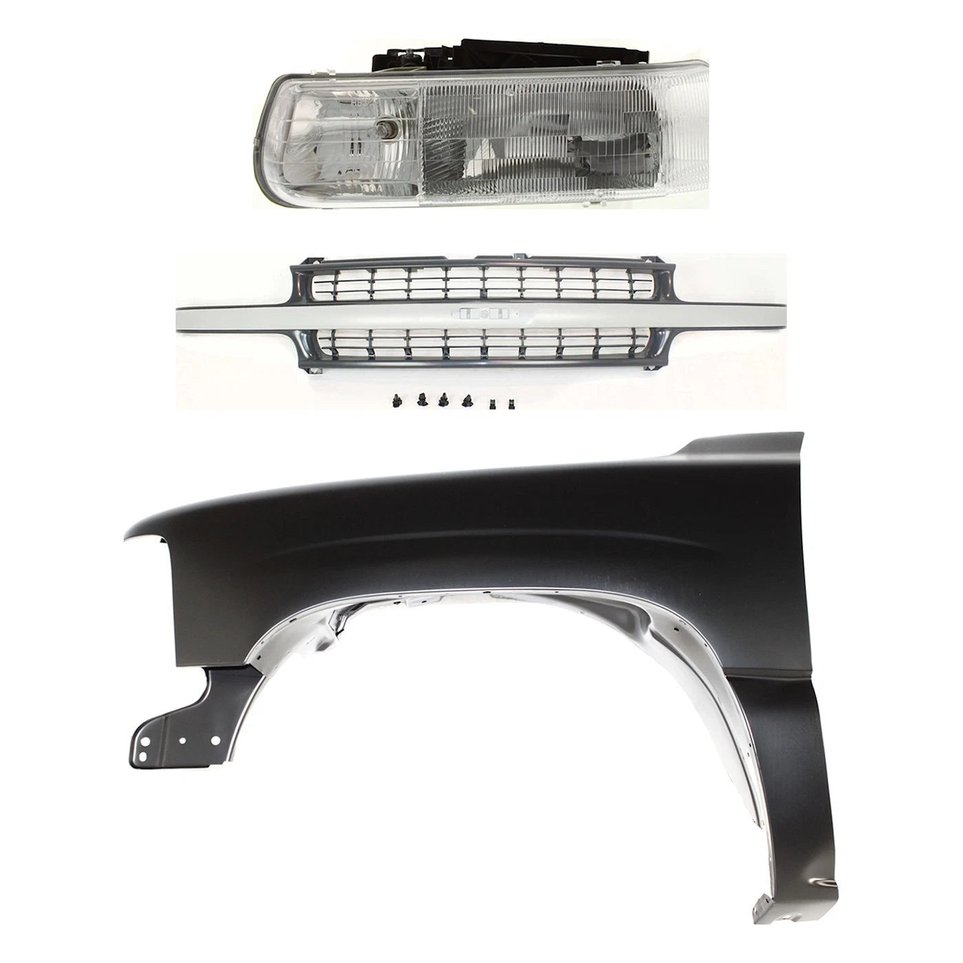 Fender and Headlight Kit for Chevrolet Silverado 1500 (1999–2002)