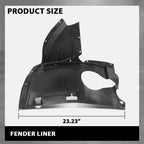 Front Left Fender Liner Splash Shield for Audi A3 (2009–2011)