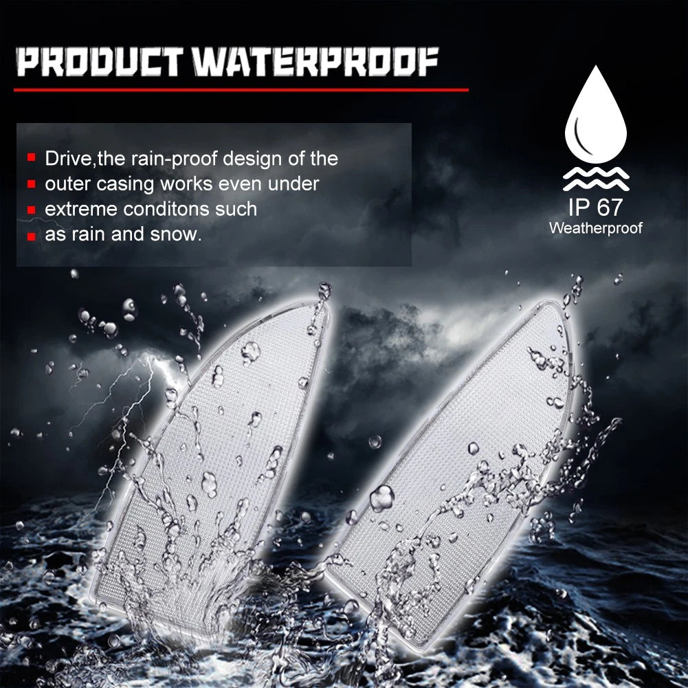 Clear Rear Bumper Reflector Lenses for Lexus IS IS250 IS350 (2006–2013)