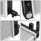 Aluminum Core 1 Row Radiator for Hyundai Ioniq, Kia Niro Hybrid (2017–2022)