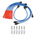 NGK Wire Set & 6 Iridium IX Spark Plugs for C15 Camaro Impala Ventura (1970–1977)
