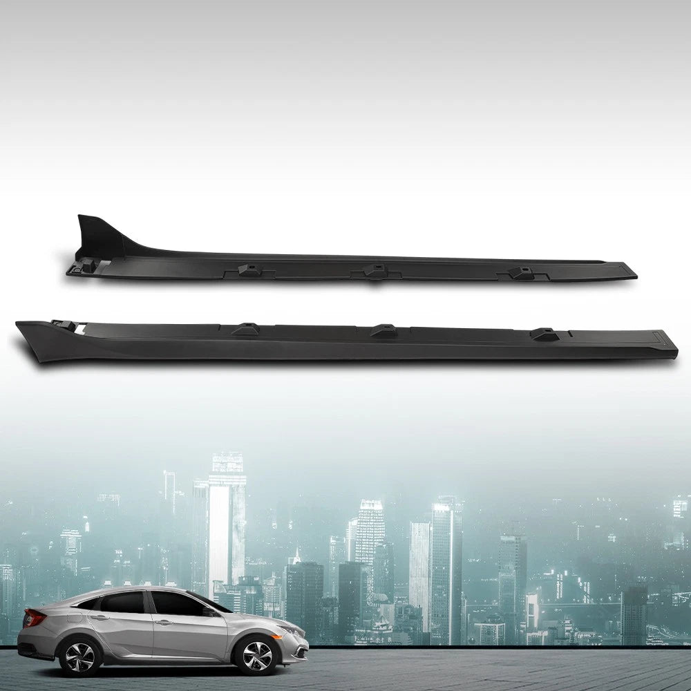 Side Skirt Extensions for Honda Civic (2016–2021) Type-R Style