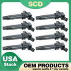 8X Ignition Coils for Hyundai Genesis Santa Fe Tucson Equus Kia Optima K900 UF611