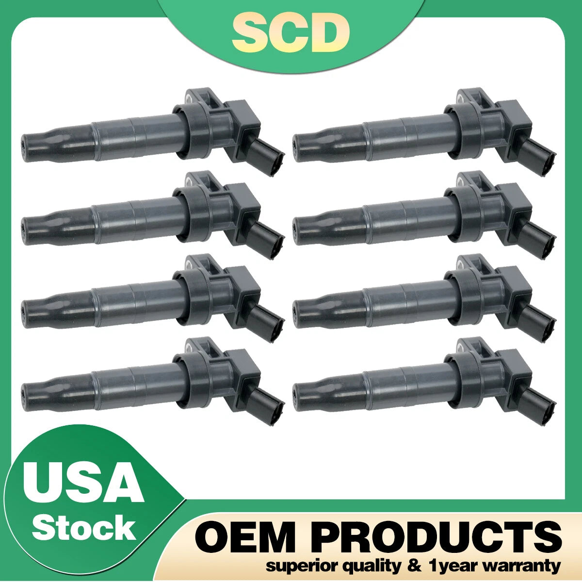 8X Ignition Coils for Hyundai Genesis Santa Fe Tucson Equus Kia Optima K900 UF611