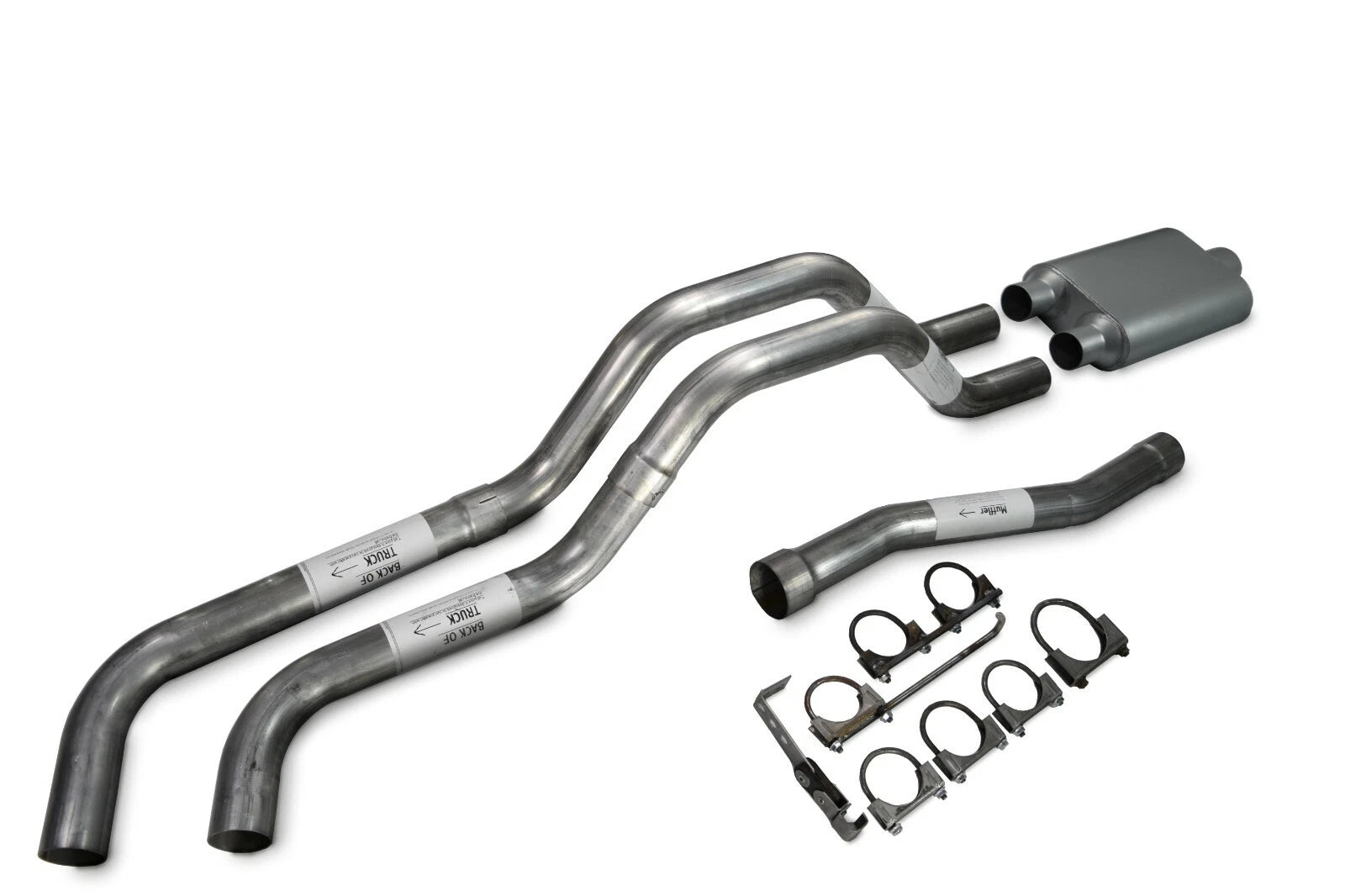 Dual Exhaust 2.5" Side Exit Muffler for Nissan Titan (2004–2006)