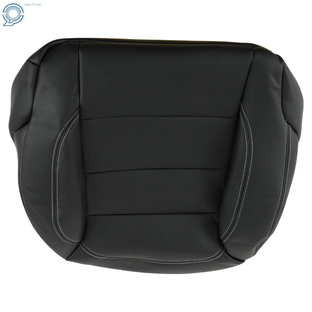 Set of 2 Front Seat Covers for Mercedes Benz ML350 ML550 (2012–2015) Black Leather