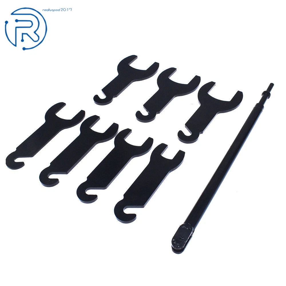 Pneumatic Fan Clutch Wrench Set for Ford GM Chrysler Jeep (43300)