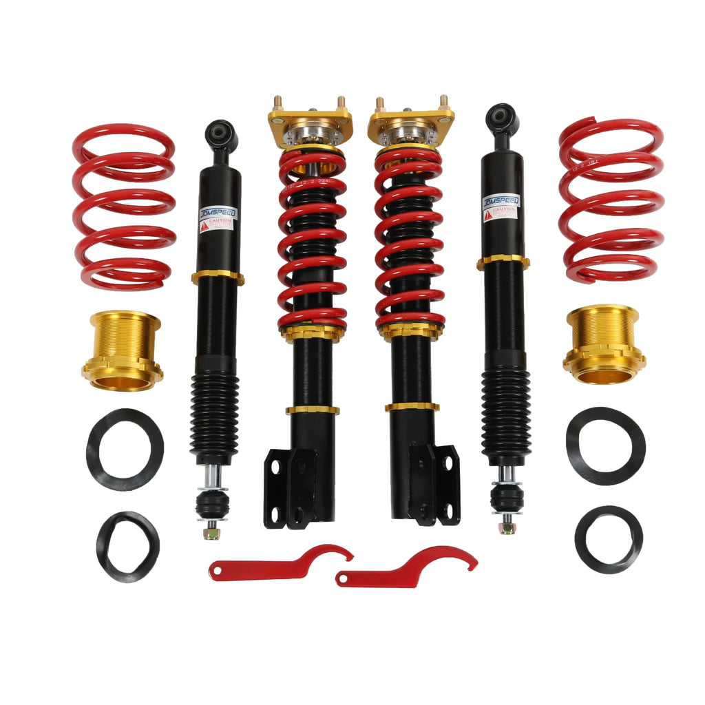 Set of 4 Coilover Struts for Ford Mustang (1994-2004) Adjustable Height