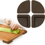 4 Pack Non-Slip Silicone Pads for Chopping Boards (5 x 5 x 1.5 cm)