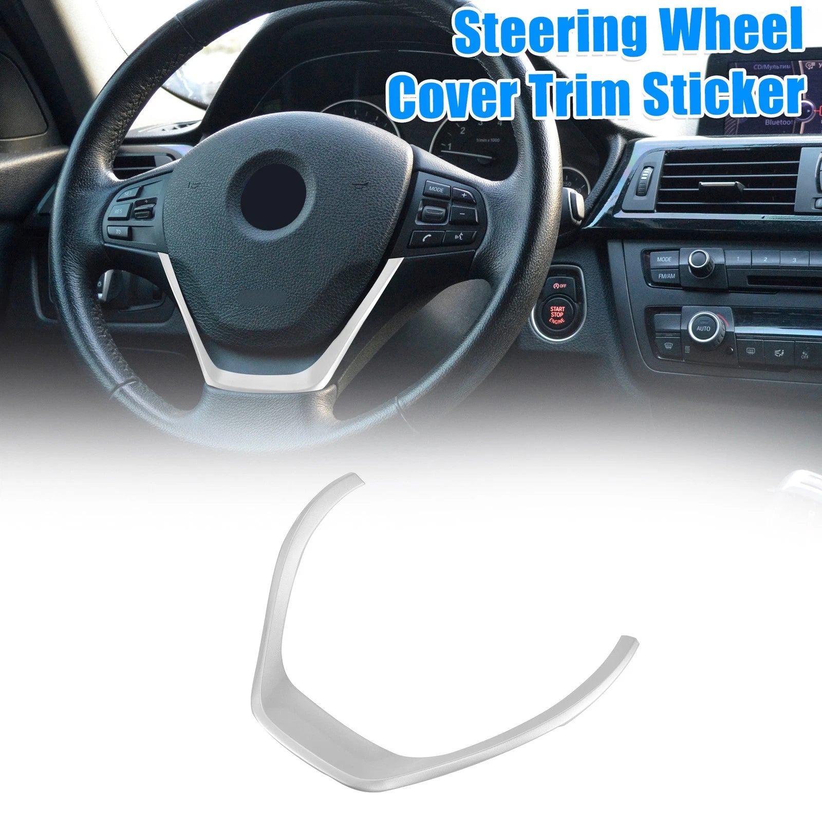Steering Wheel Cover Trim for BMW 3 Series F30 (2012–2019)