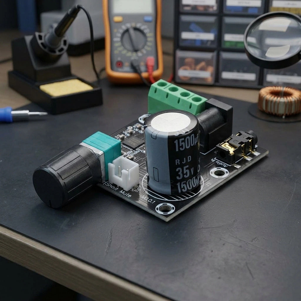 PAM8610 Class D Audio Board for Dual Channel (6V-15V Input)
