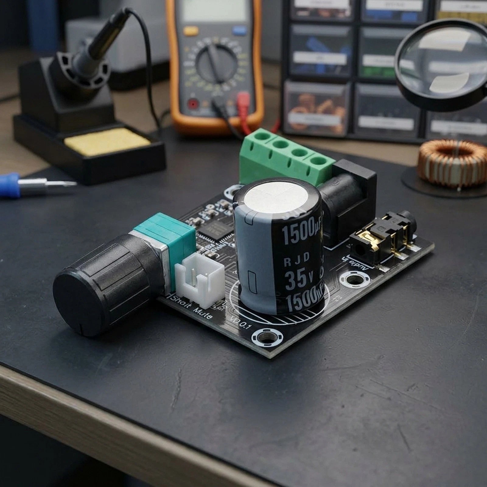PAM8610 Class D Audio Board for Dual Channel (6V-15V Input)