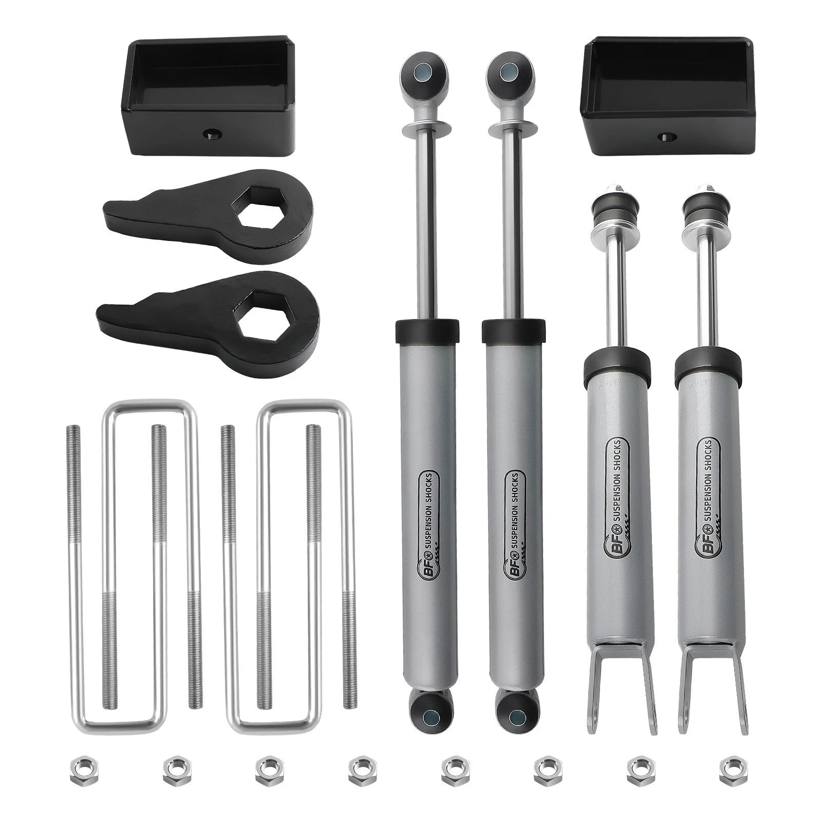 1"-3" Leveling Lift Kit Shocks for GMC Sierra, Chevy Silverado 1500 (1999–2006)