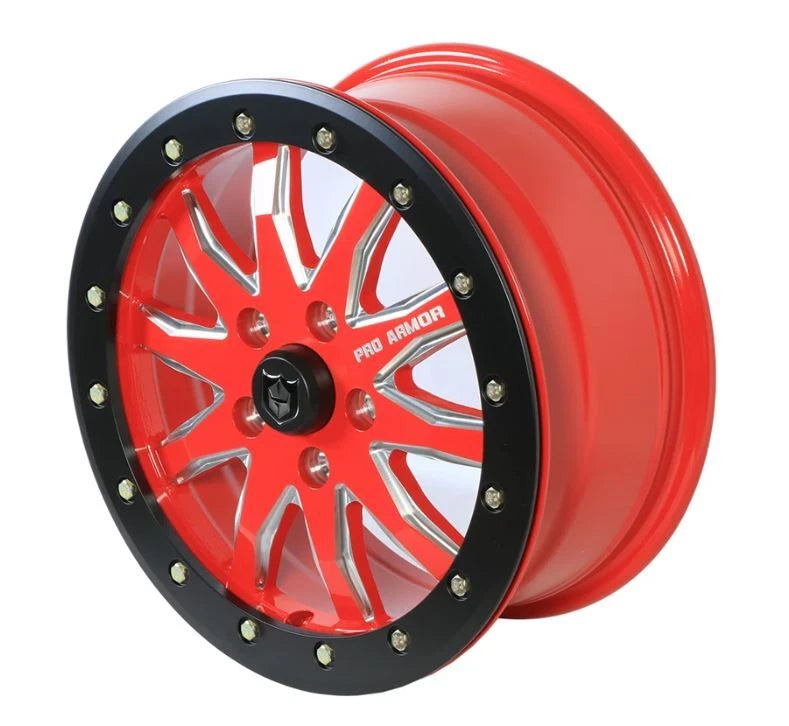 Pro Armor Halo 10 Beadlock Wheel Rim 16x7 5 Lug for Polaris RZR Pro R|Turbo R