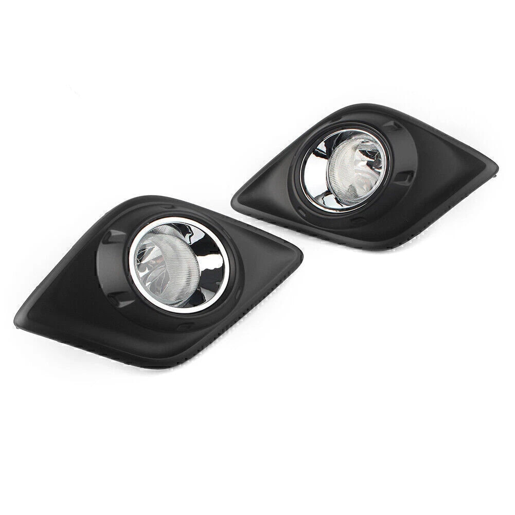 Pair 12V 19W Front Fog Lights for Toyota Hilux Revo (2015–2017)