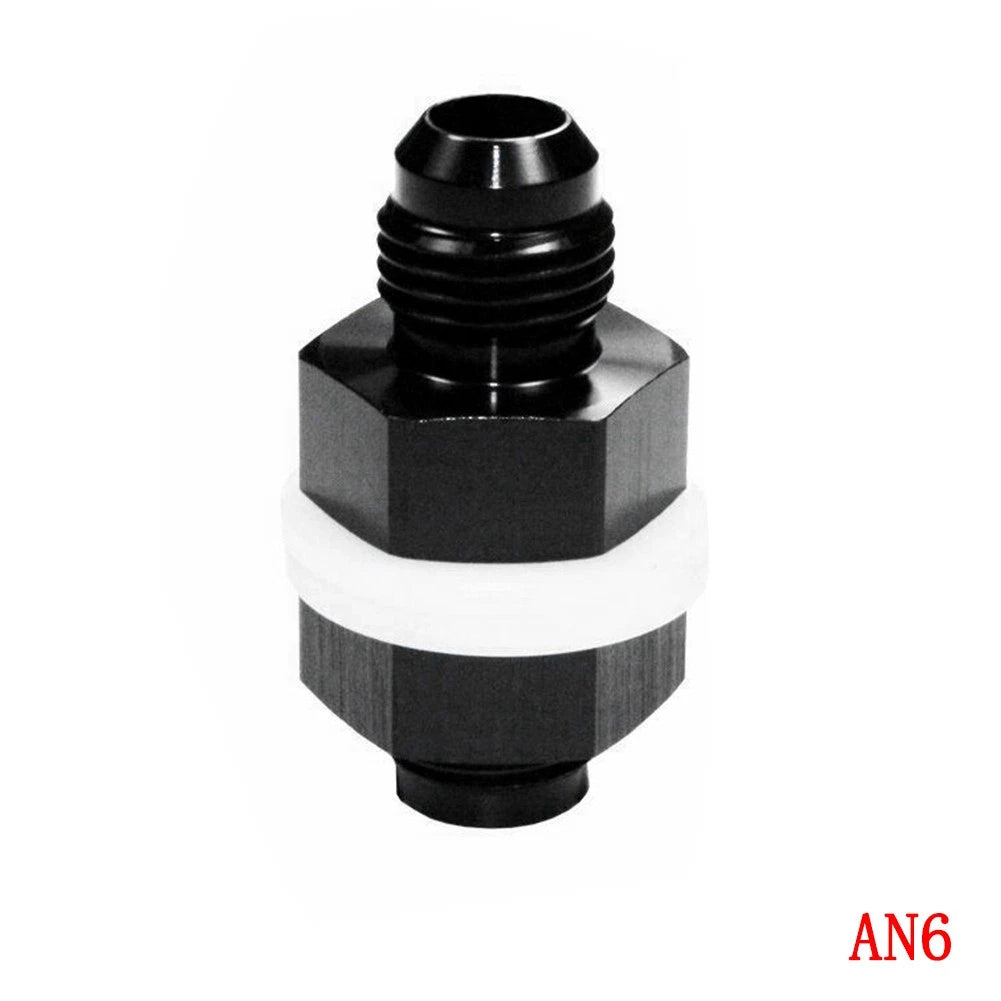 AN6 Flare Fuel Cell Bulkhead Fitting for Universal Applications (T-6061 Aluminum)