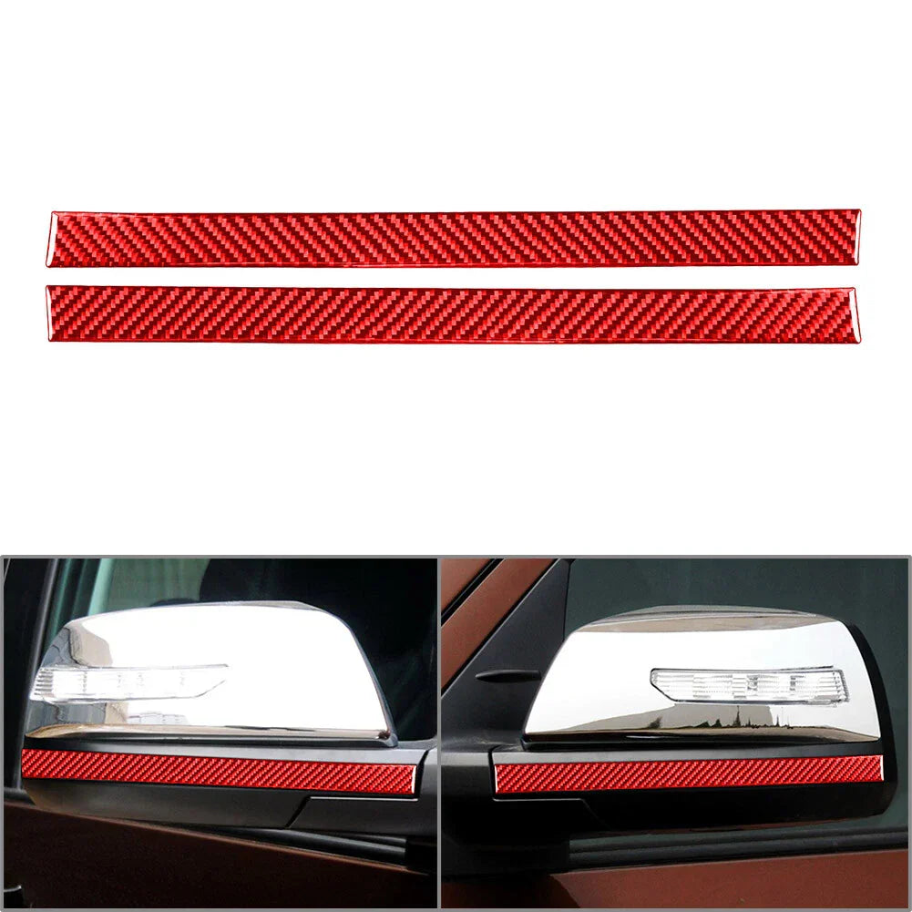 Carbon Fiber Rearview Mirror Trim for Toyota Tundra (2014-2021)