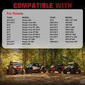 Set of 4 Wheel Spacers 1'' 4x156 12x1.5 for Polaris Ranger RZR XP 900 1000