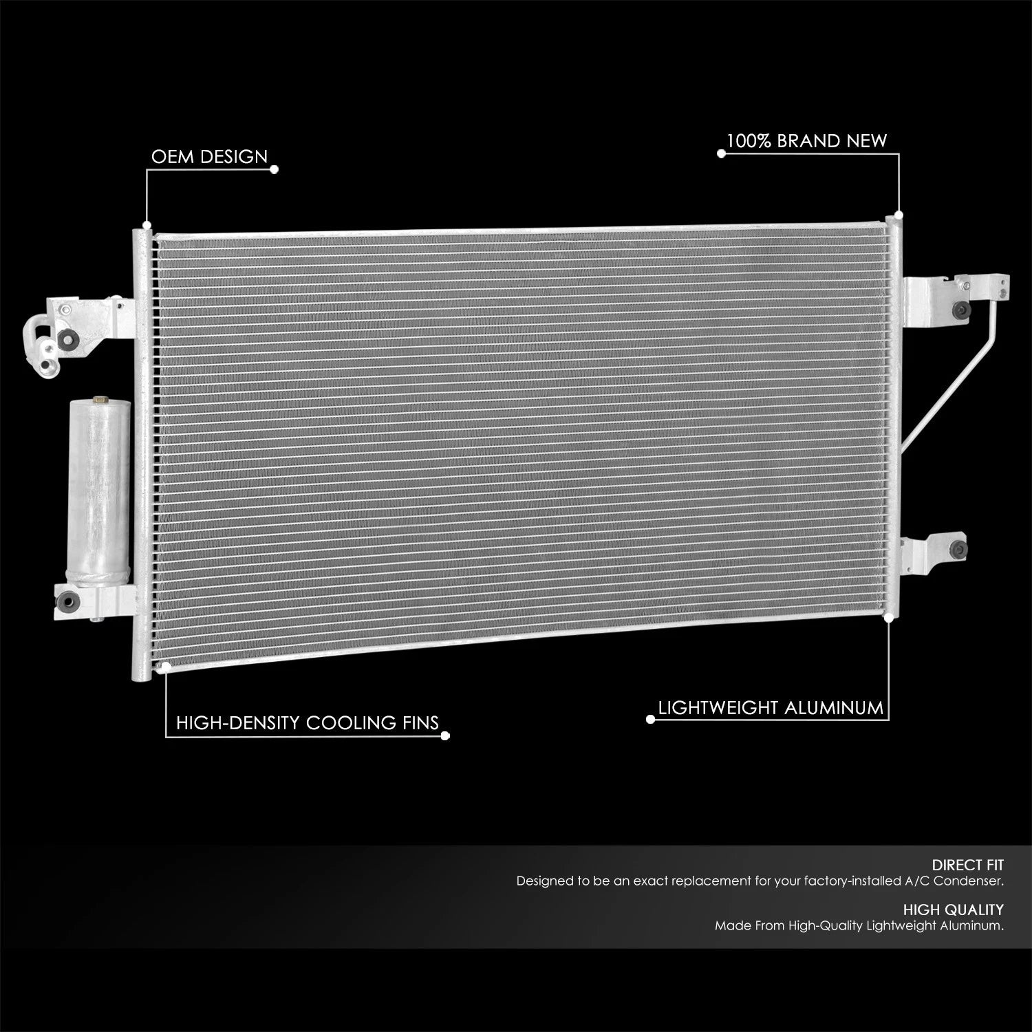 A/C Condenser for Nissan Titan XD 5.0L Diesel (2016–2019)