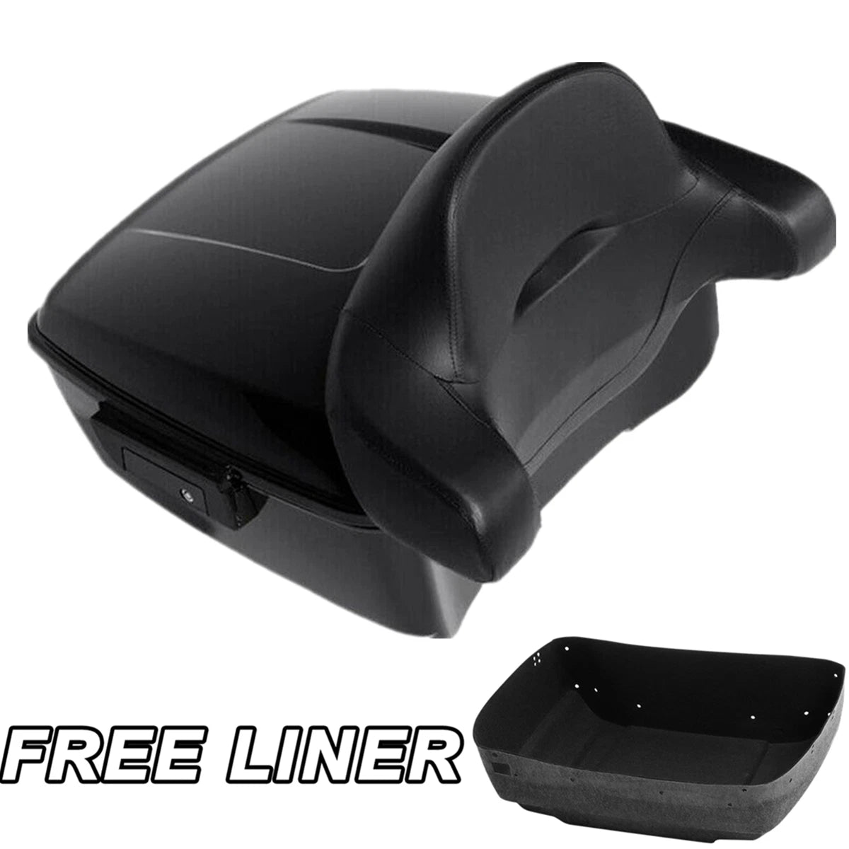 Trunk Backrest Pad for Harley Touring Electra Road Glide (2014–2023)