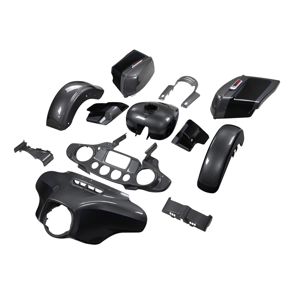 Fairings Body for Harley Street Glide (2014–2023) Gauntlet Gray Metallic/Vivid Black