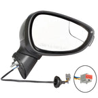 Passenger Side Mirror for Ford Fiesta (2014â2019) Black