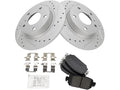 Rear Brake Pad and Rotor Kit for Mazda CX-3 (2019) MX152JT