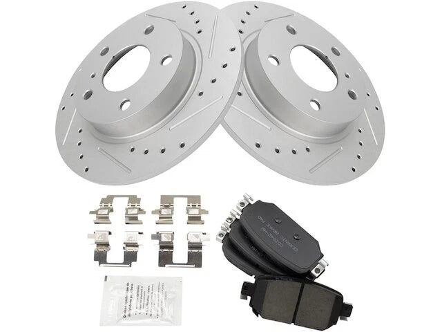Rear Brake Pad and Rotor Kit for Mazda CX-3 (2019) MX152JT