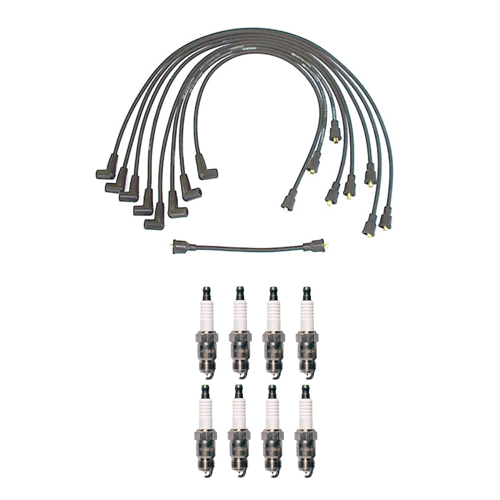 Denso Wire Set & 8 Iridium TT Spark Plugs for Chevy GMC 5.7L V8 (1996–2002)
