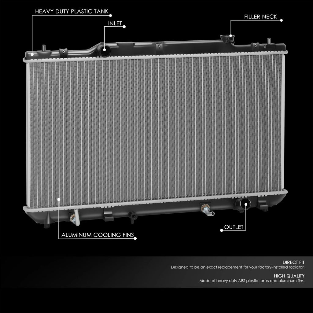Aluminum Core Radiator for Toyota Solara 2.4L (2002–2003) DPI2623