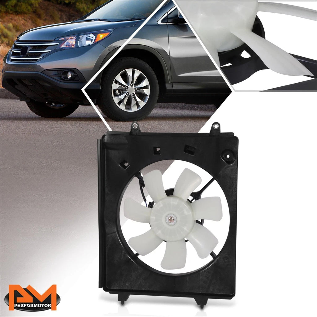 Electric A/C Condenser Cooling Fan Assembly for Honda CR-V (2012–2014)