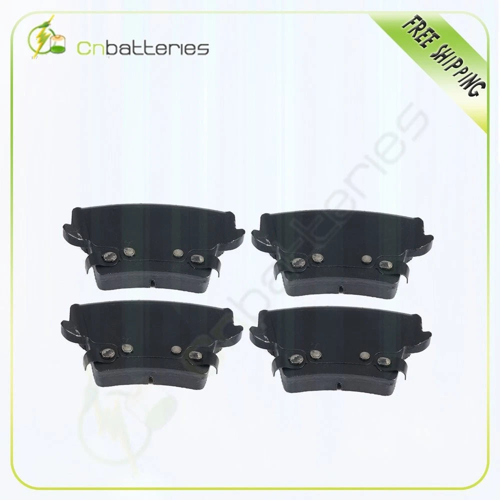 4X Rear Low Dust Metallic Brake Pads for Dodge Magnum (2005–2008)